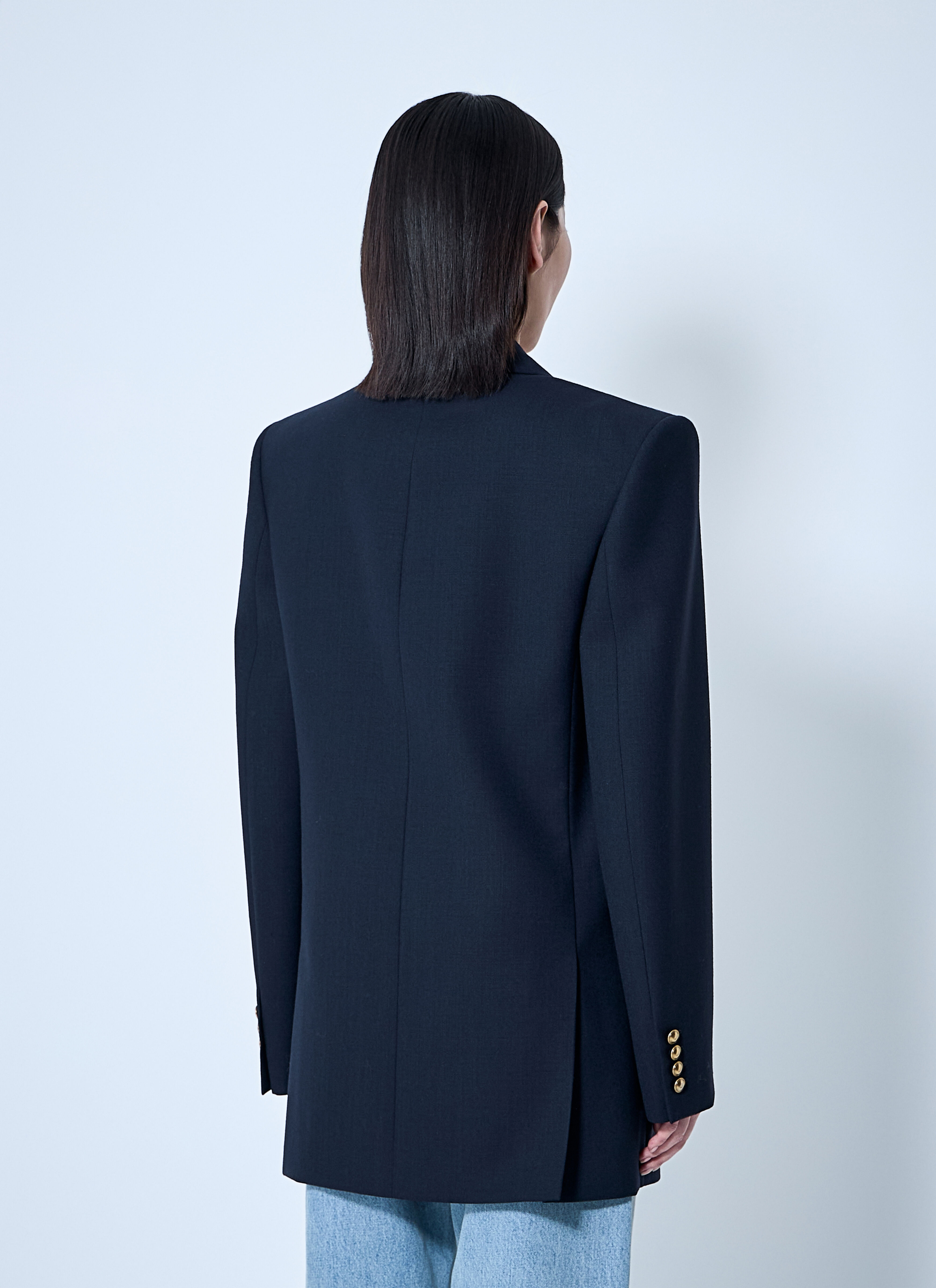 Wool Chiné Blazer - 4