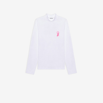 BALENCIAGA We Are Pink Long Sleeve T-shirt outlook