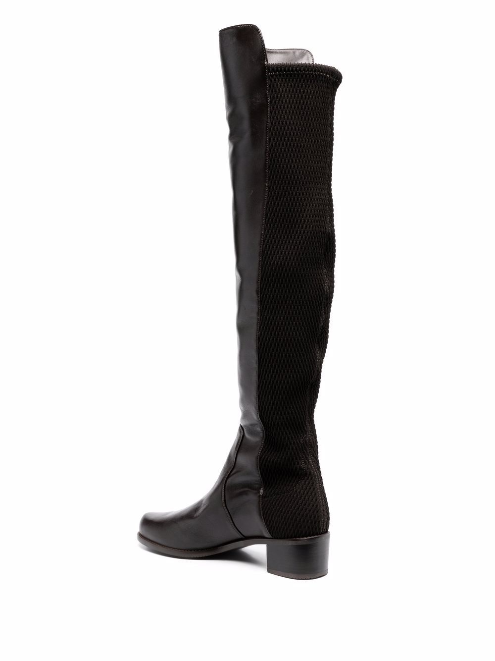 thigh-high leather boots - 3
