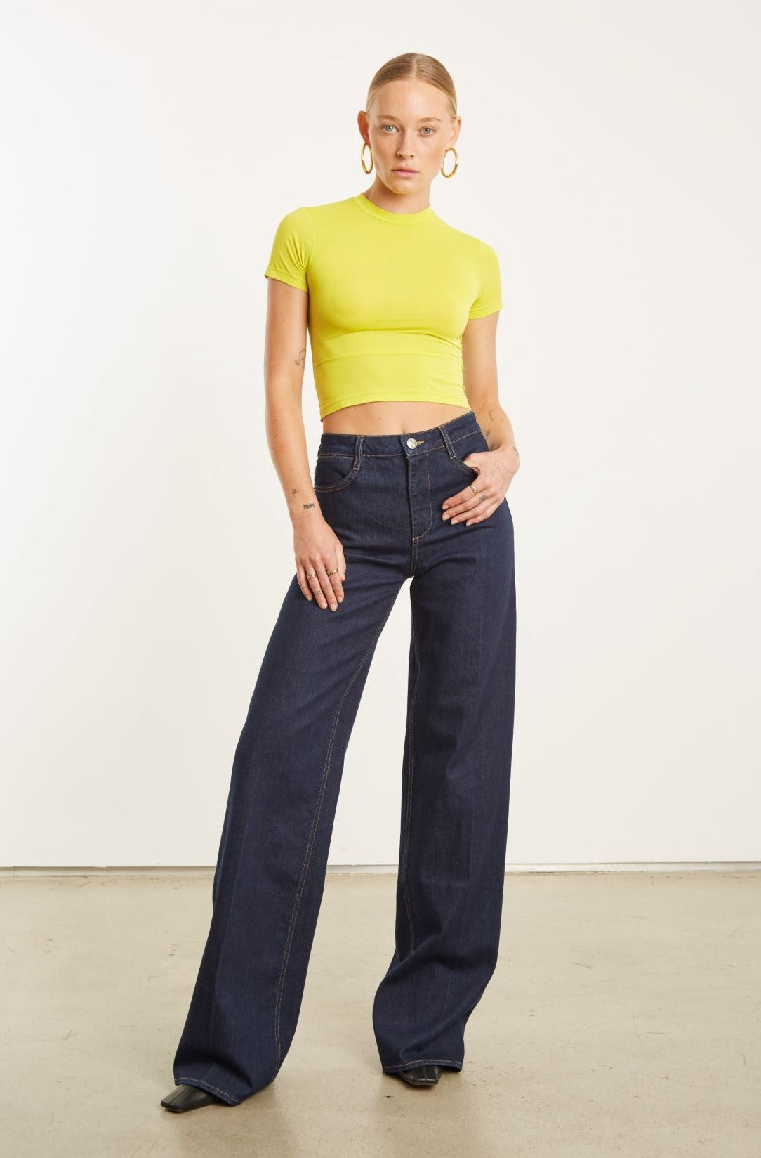 JOAN VINTAGE WIDE LEG DENIM - 6