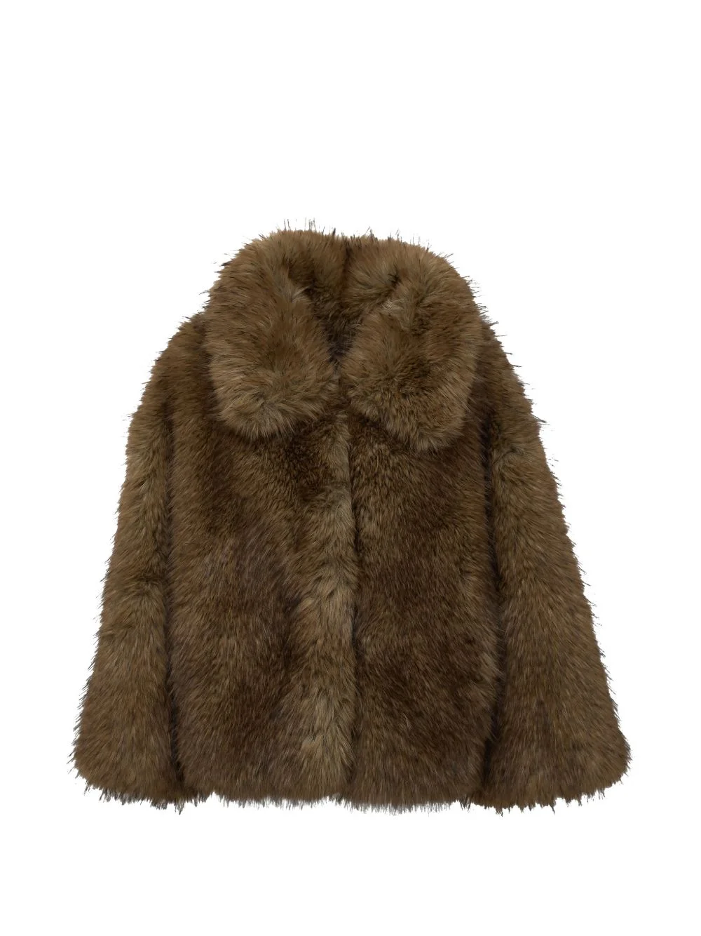 faux-fur jacket - 1