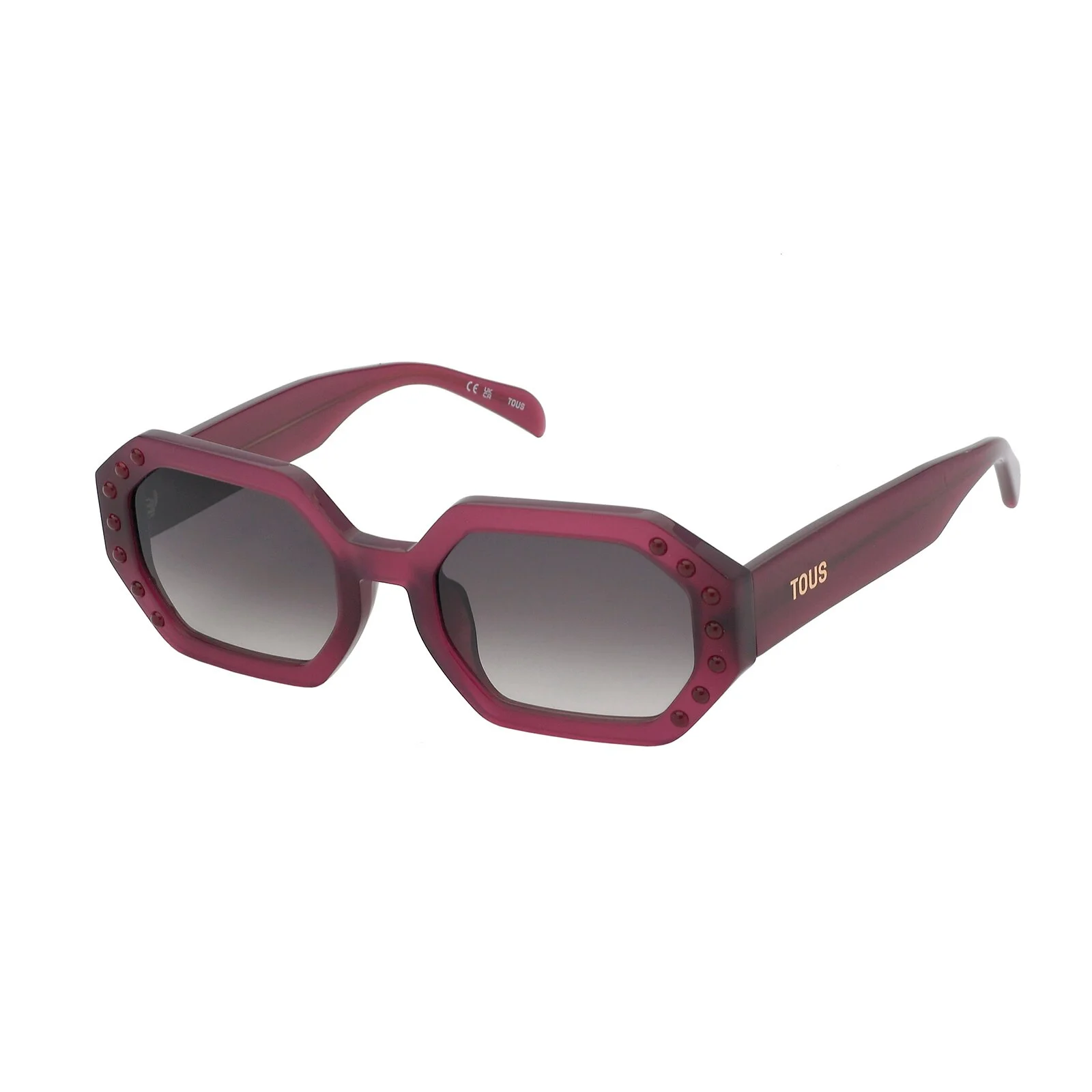 Fuchsia-colored Sunglasses Geometric - 1