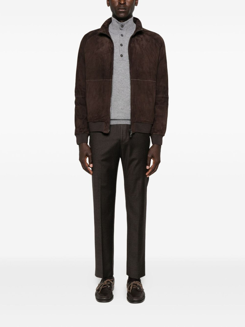 CORNELIANI drawstring-waistband trousers outlook