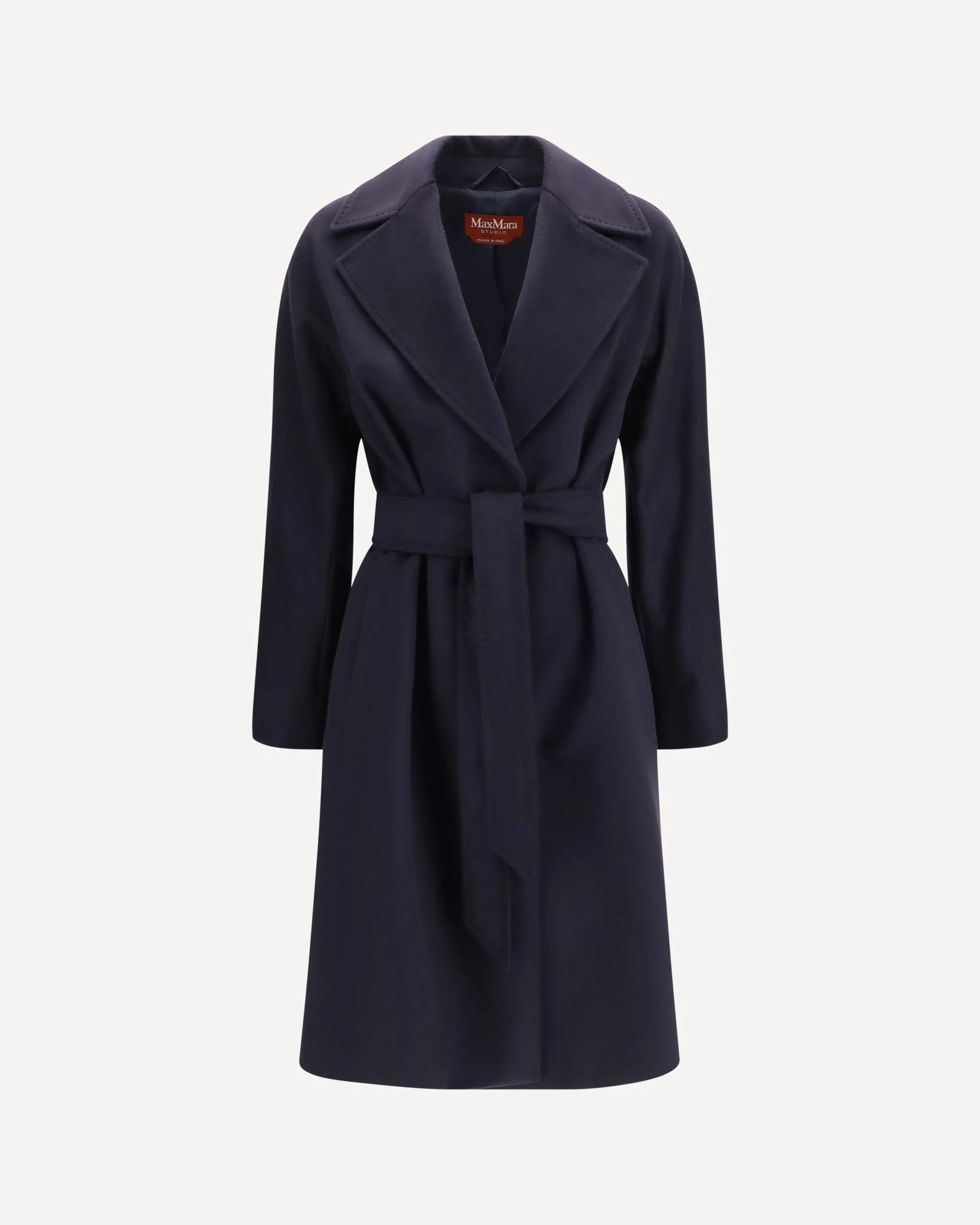 Wool Coat with peak lapels - 1