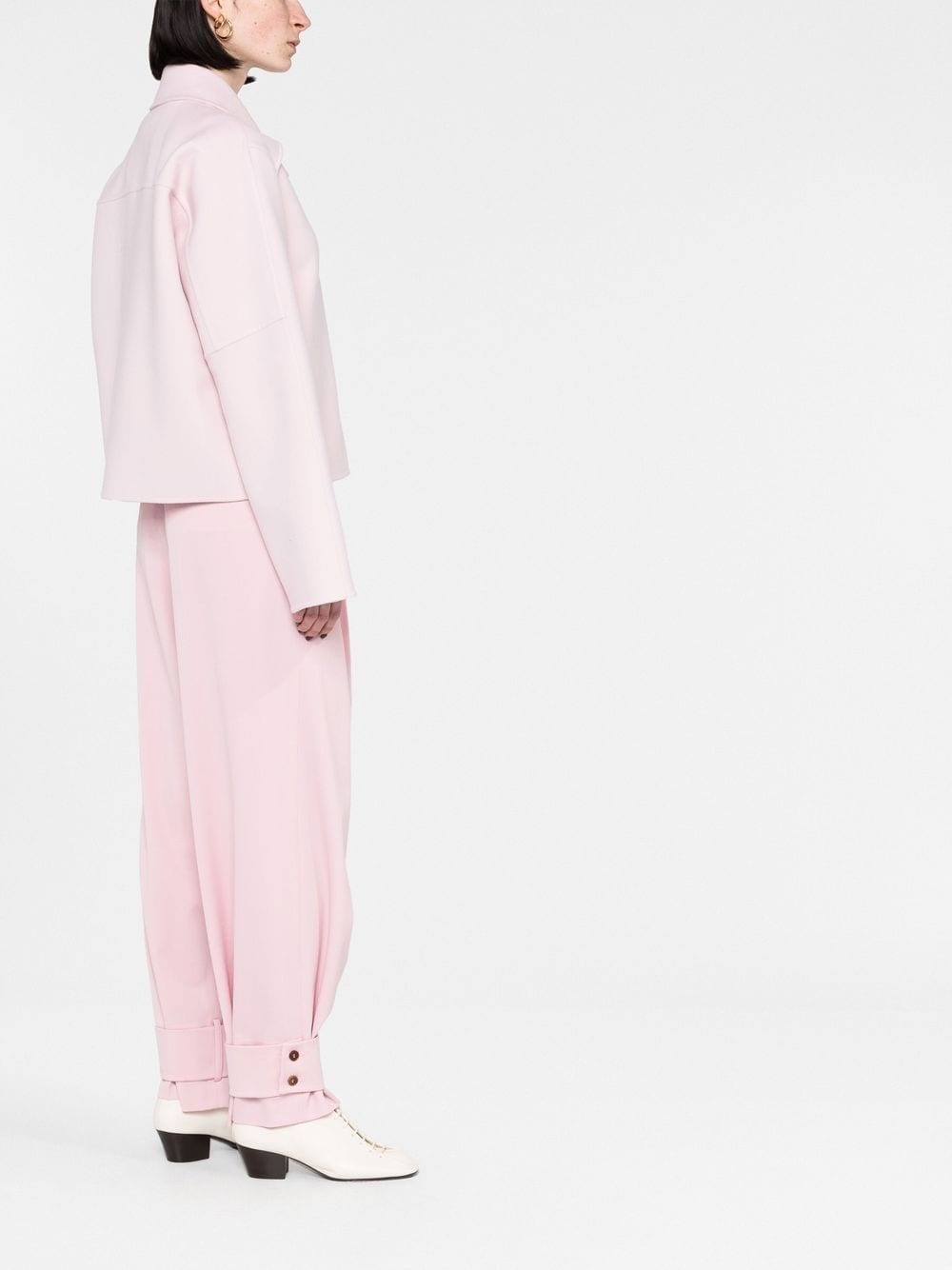 collared wool jacket - 6