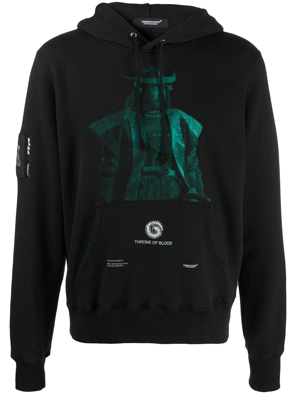 graphic print hoodie - 1