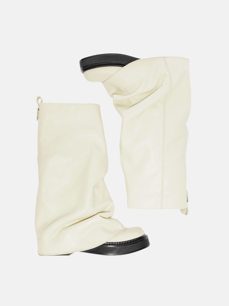 ''ROBIN'' IVORY COMBAT BOOT 4