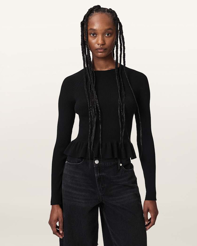 ALLSAINTS JAS LIGHTWEIGHT FITTED SWEATER outlook