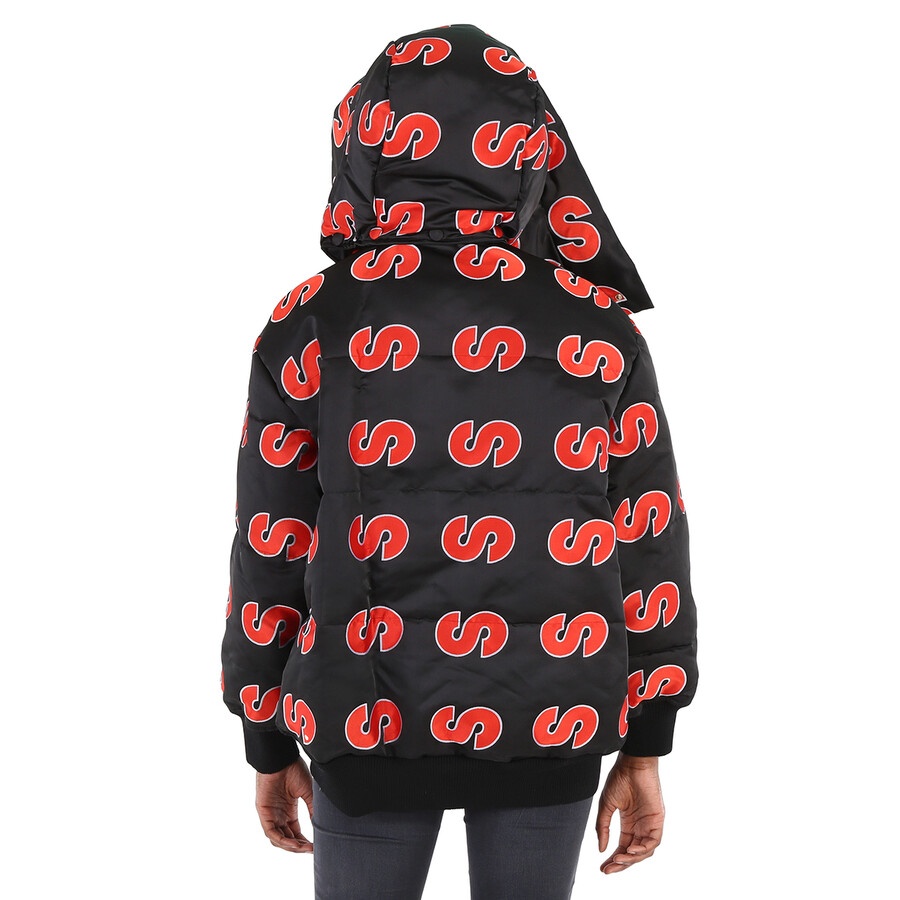 Stella McCartney Ladies Red Logo Down Jacket - 6