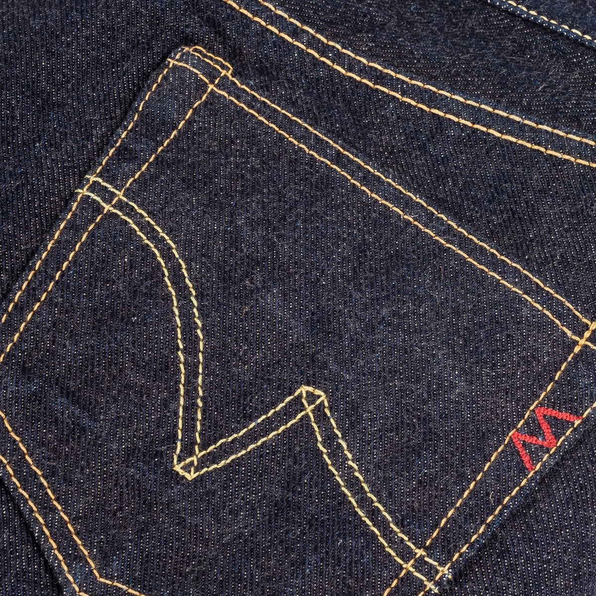 IH-555S-19L 19oz Left Hand Twill Selvedge Denim Super Slim Cut Jeans - Indigo - 10