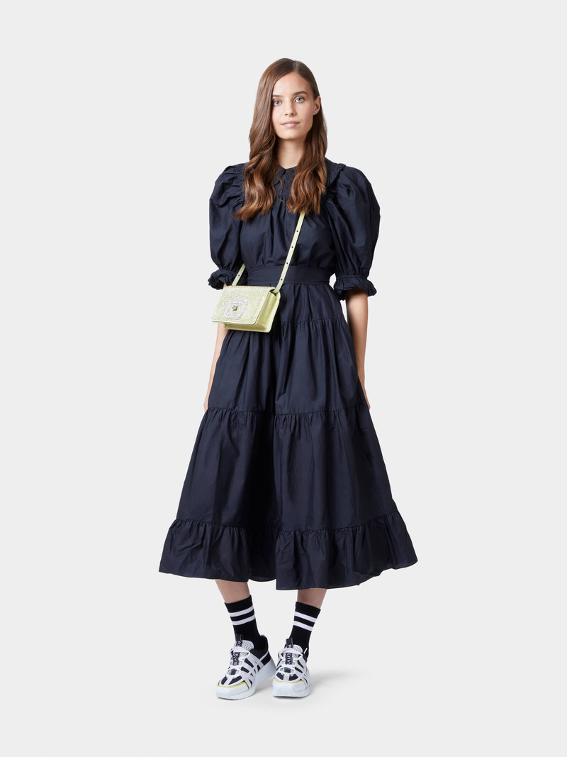 Roger Vivier Viv' Choc Bling Bling Mini Bag in Suede outlook