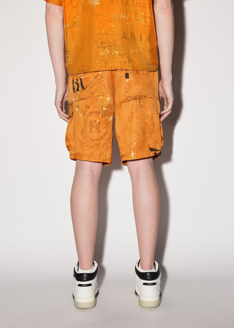 ARMY STENCIL CARGO SHORT 4