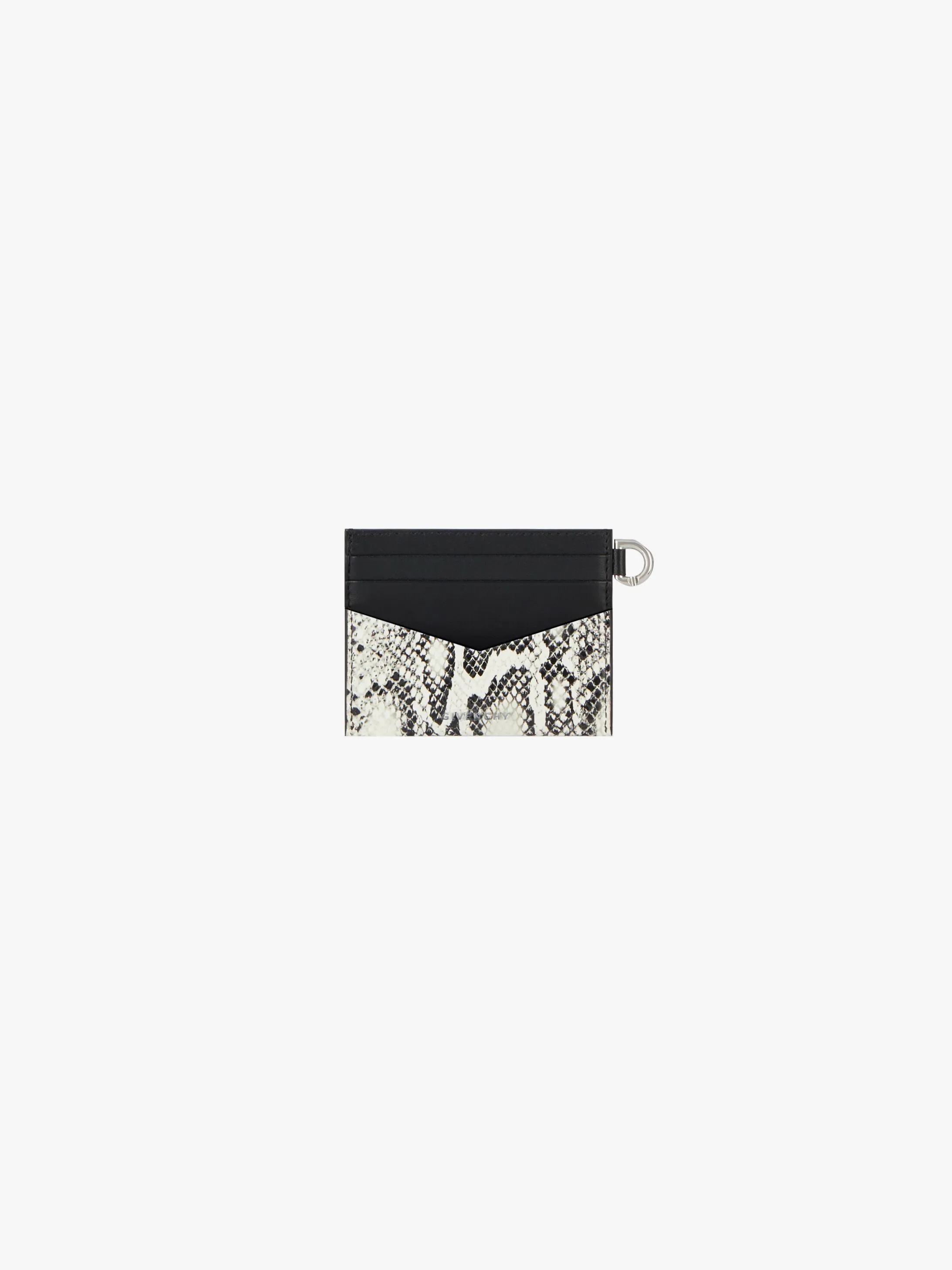 4G CARDHOLDER IN PYTHON EFFECT LEATHER - 2