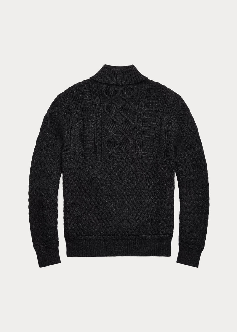 RRL by Ralph Lauren Cotton-Wool Mockneck Sweater outlook