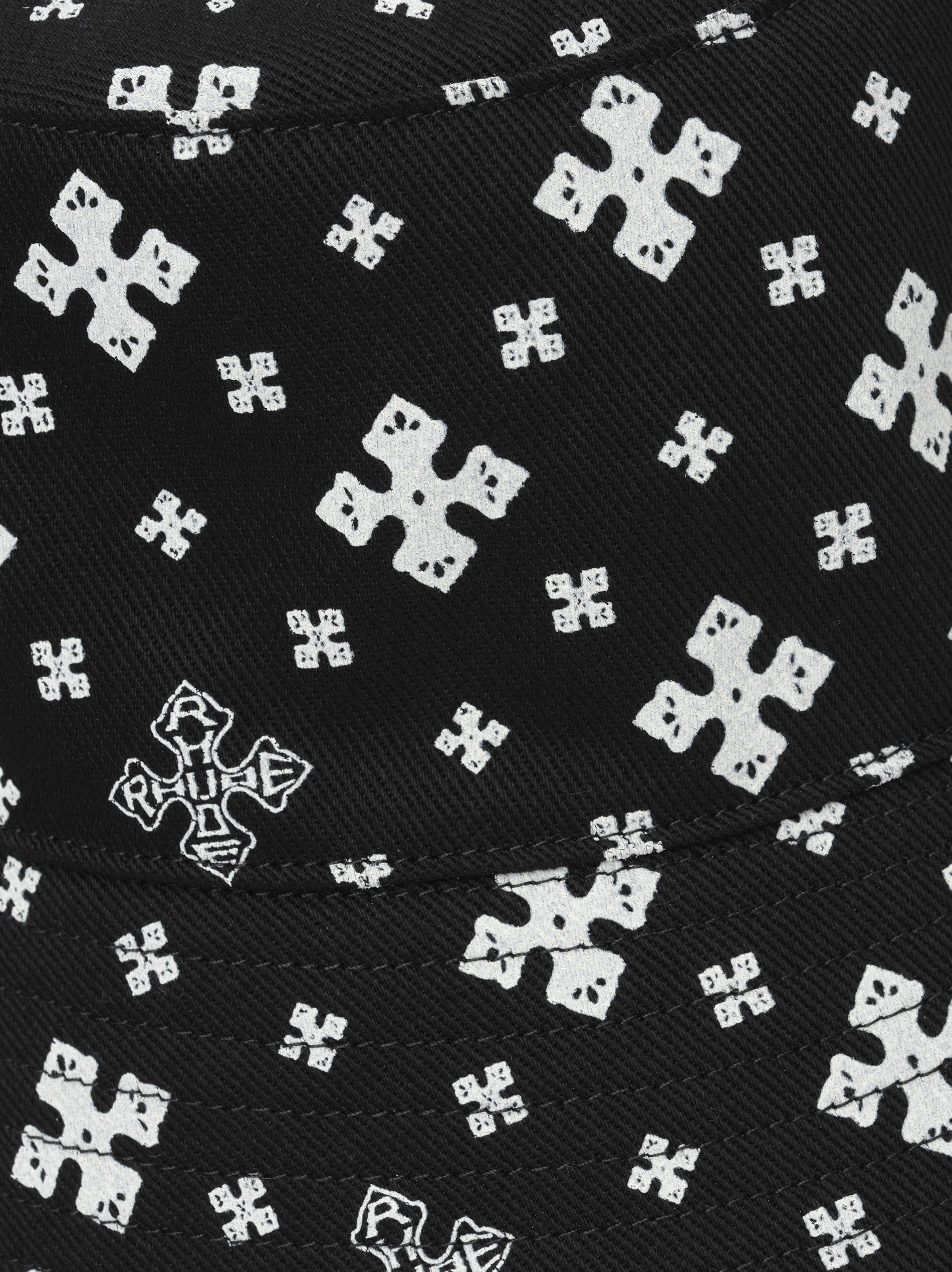 CROSS BANDANA BUCKET HAT - 5