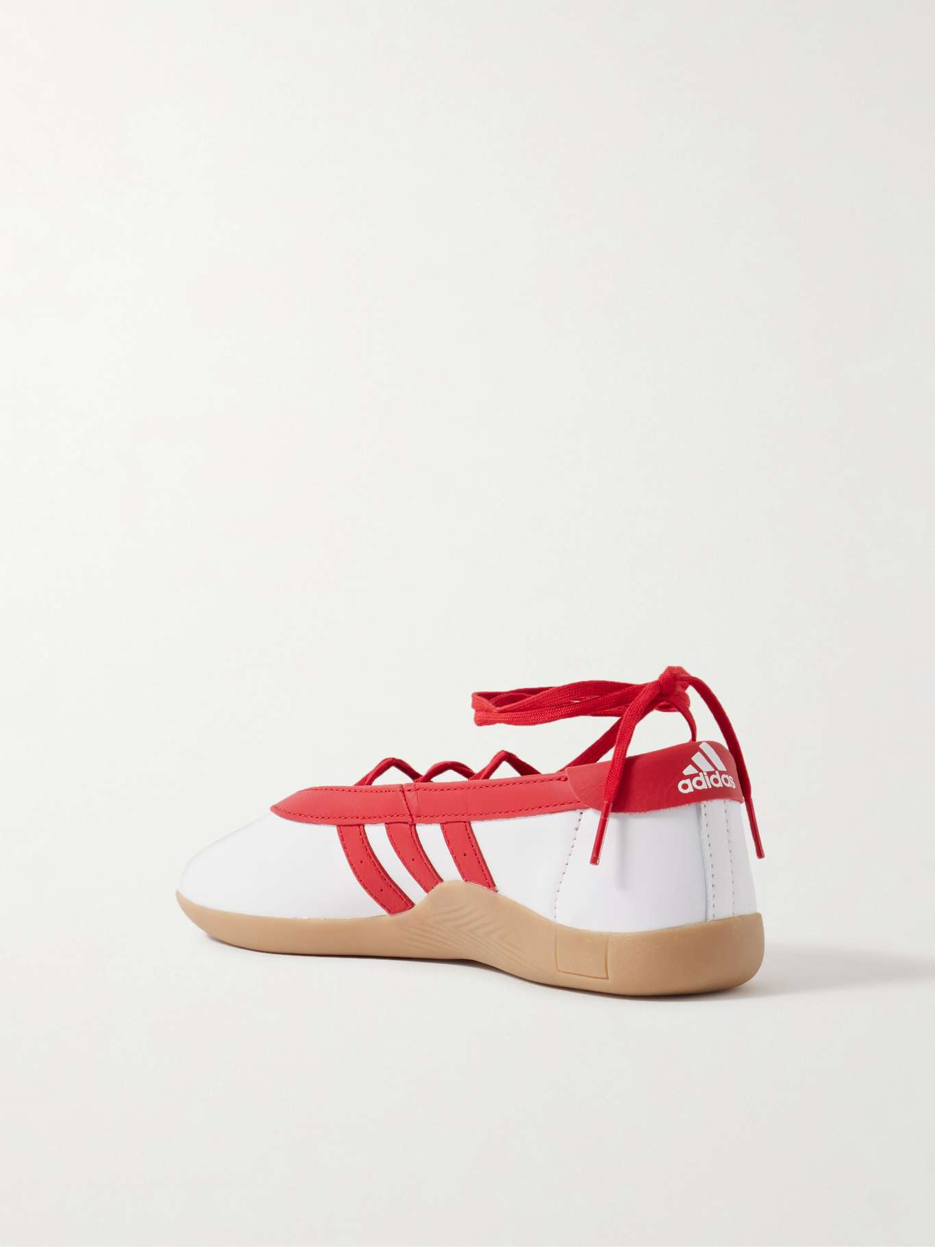 Taekwondo Mei Ballet leather sneakers Red - 3