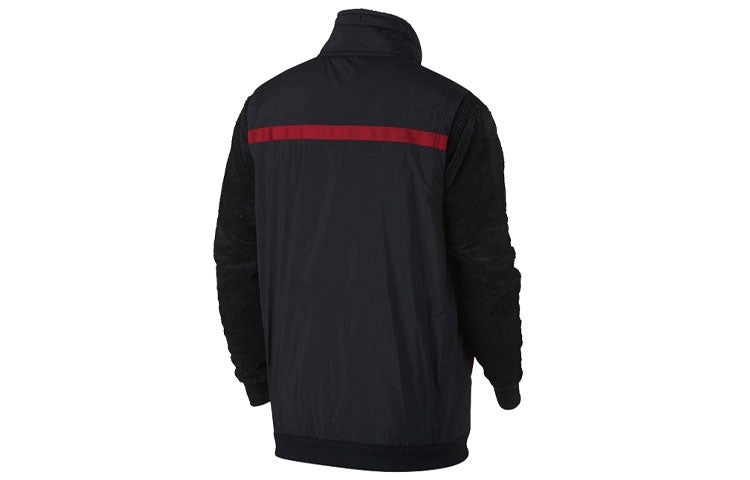 Air Jordan Sports Pullover Fleece Lined Jacket Black AH6256-010 - 2