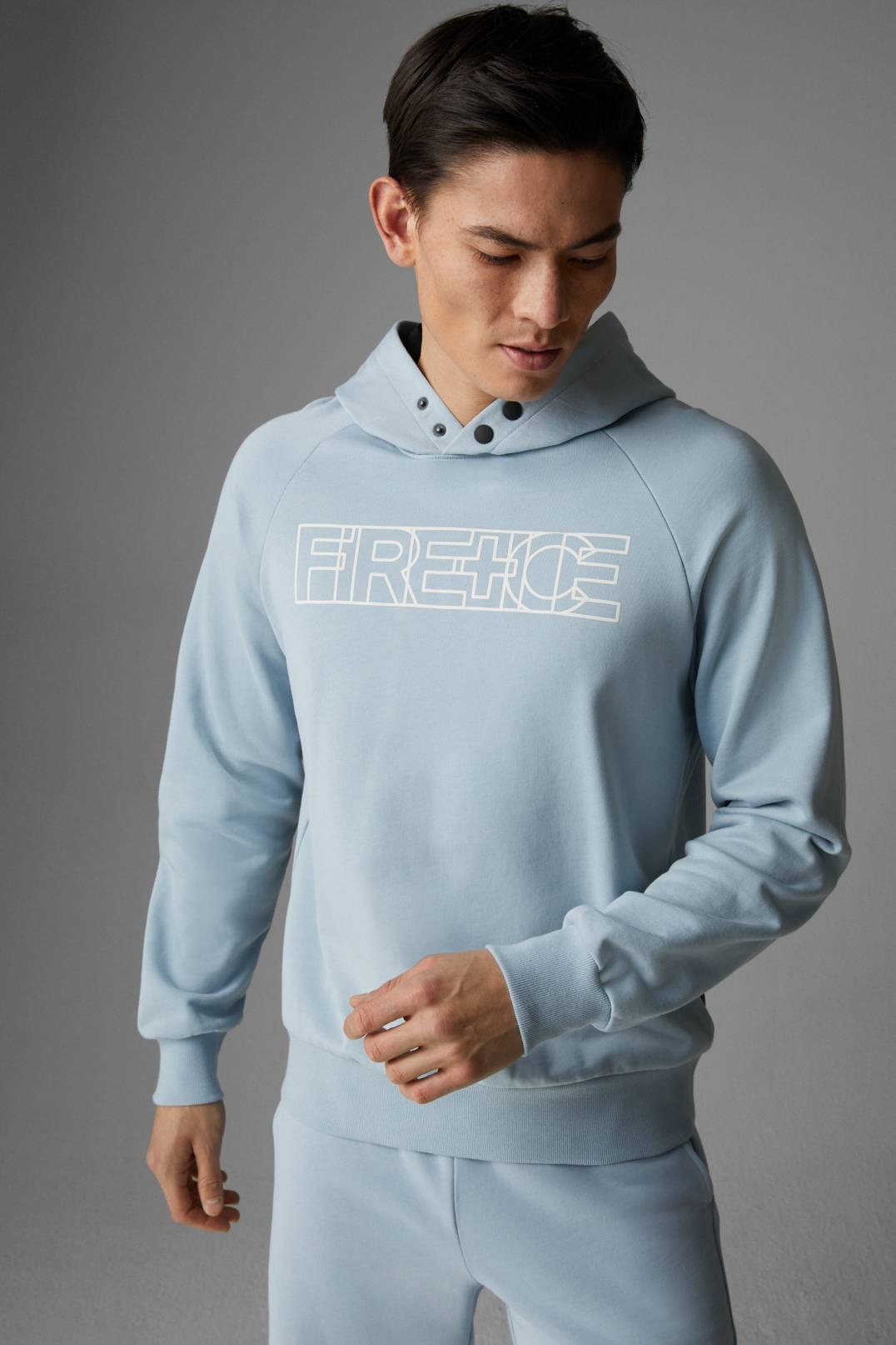 VALLE HOODIE IN LIGHT BLUE - 2