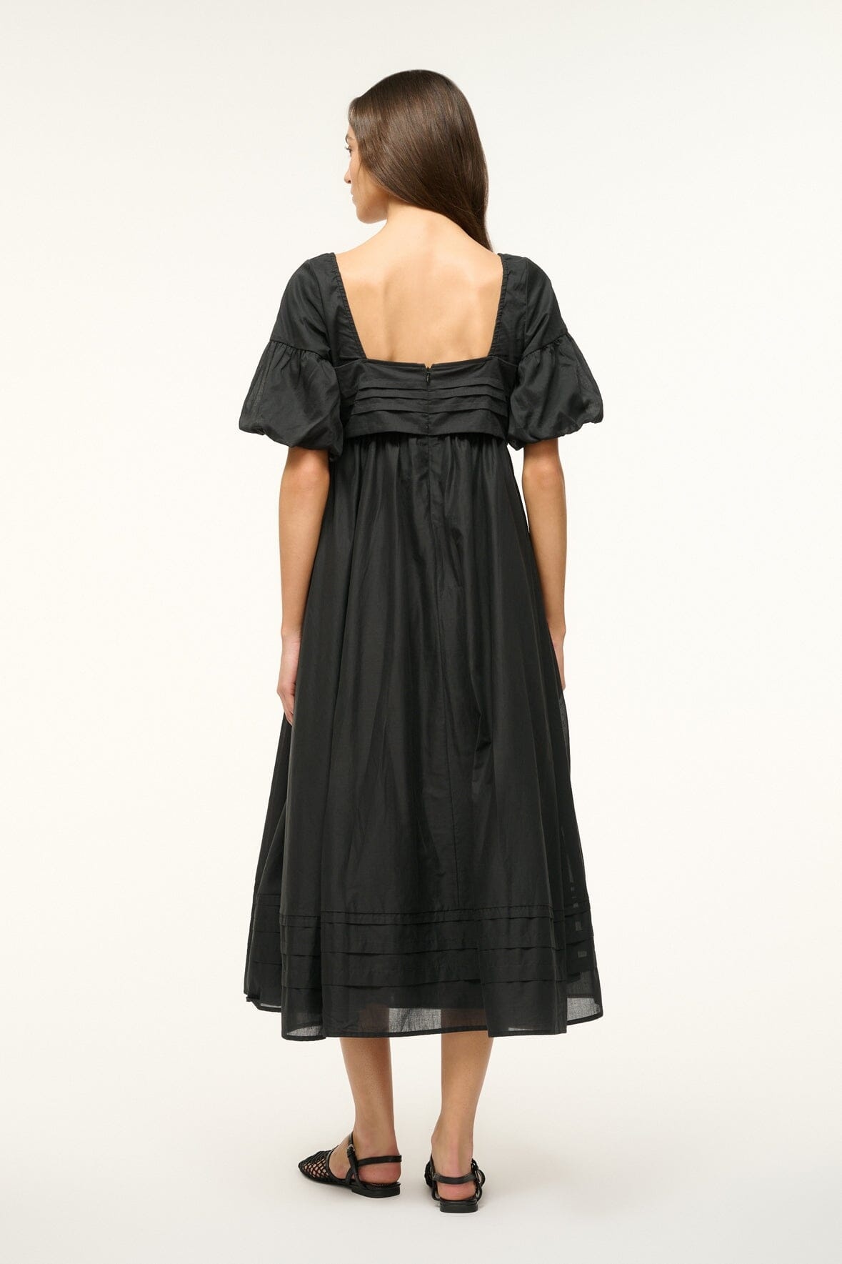 STAUD DARLA DRESS BLACK - 5