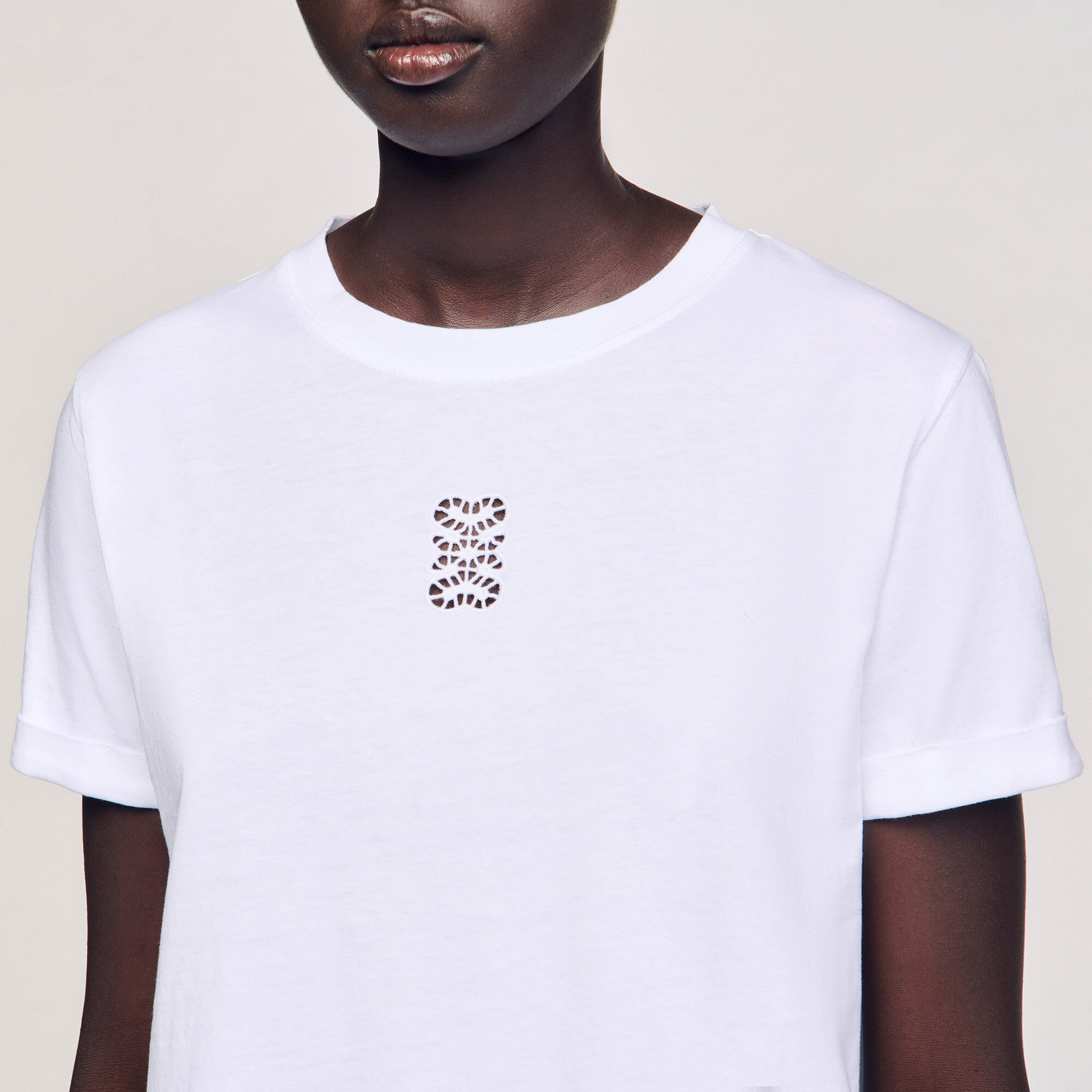 COTTON T-SHIRT WITH EMBROIDERY - 3
