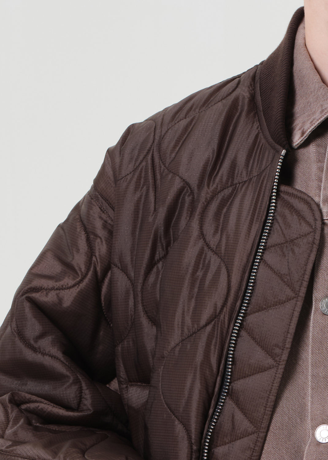 ISLA QUILTED JACKET IN BOURBON - 6