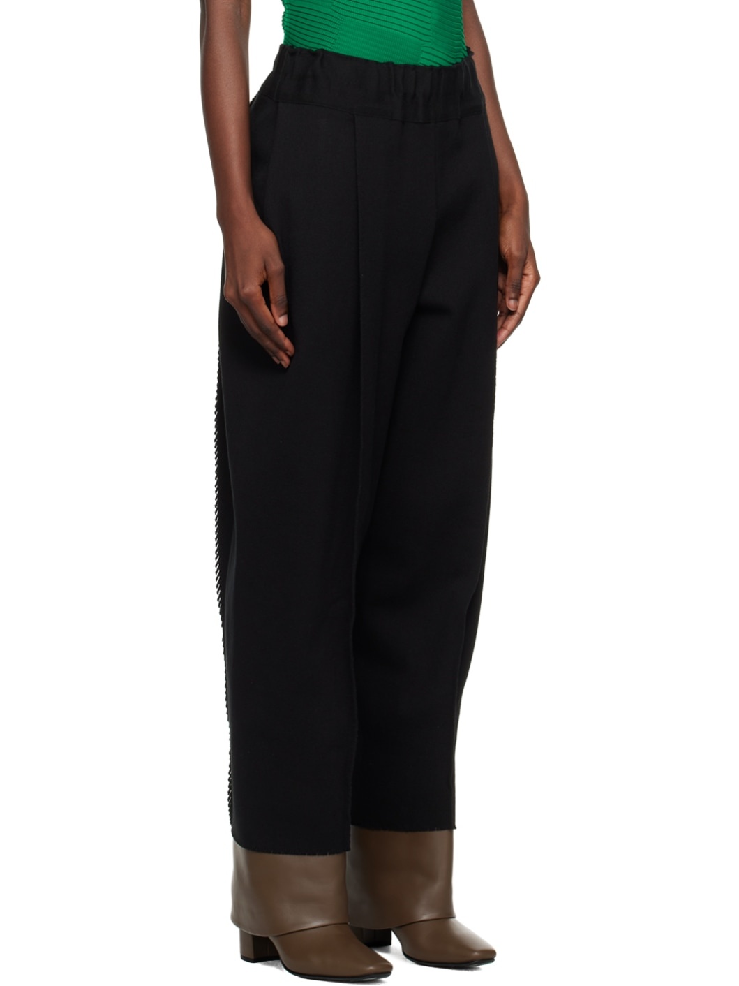 Black Campagne Trousers - 2