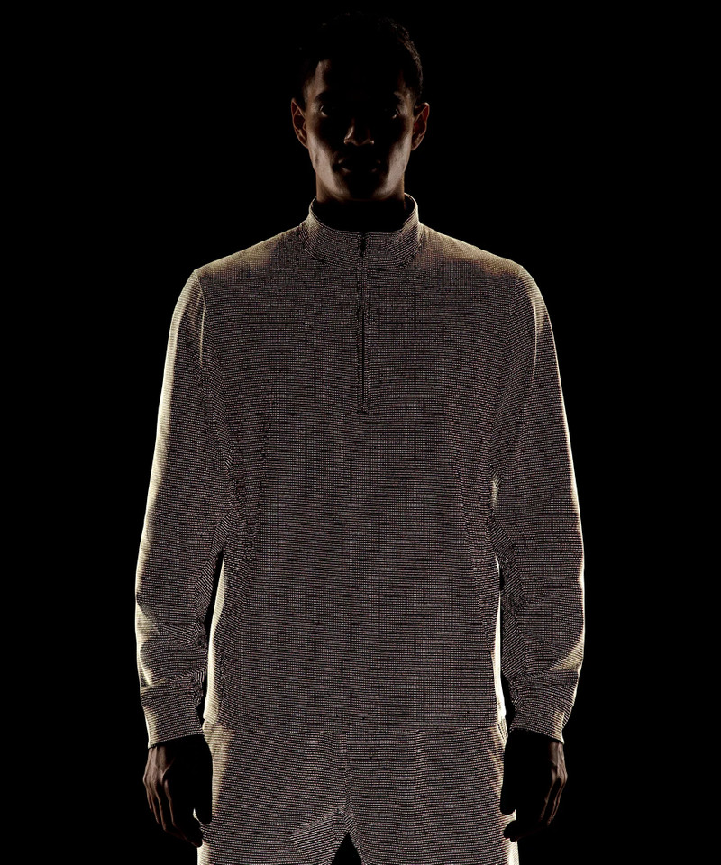 Reflective Knit Running Half Zip 7
