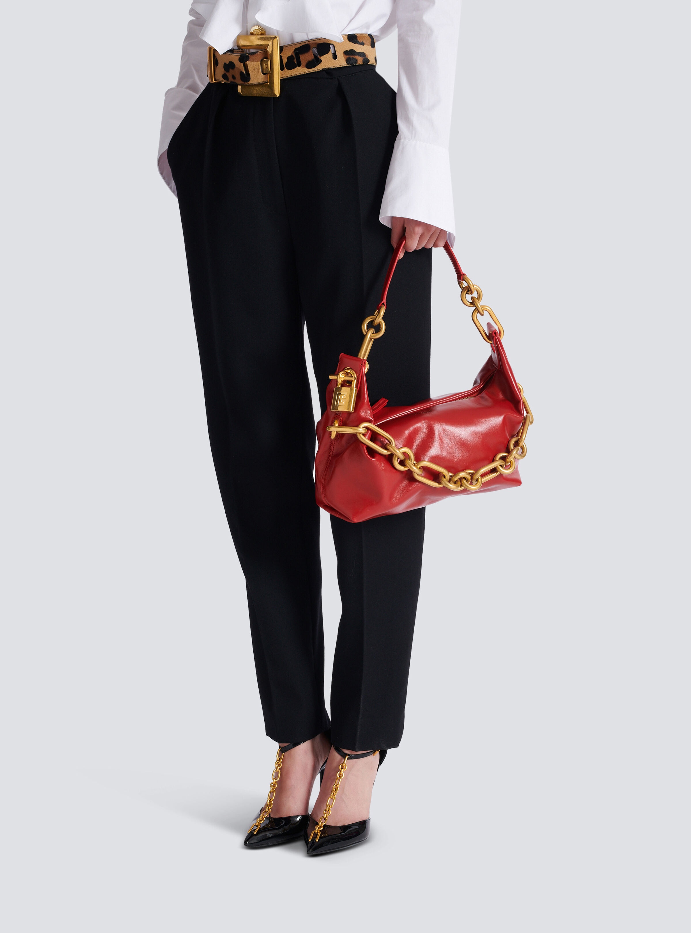 Sync Medium bag in calfskin leather - 8
