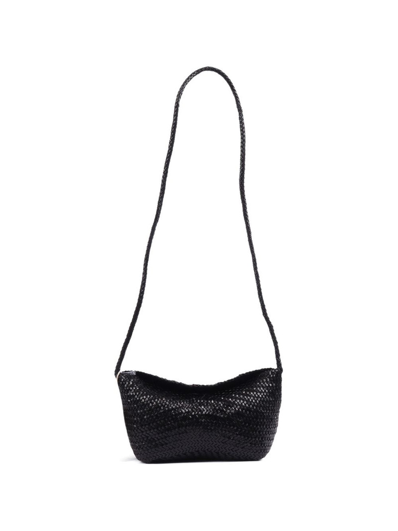Corsina diagonal weave shoulder bag 1