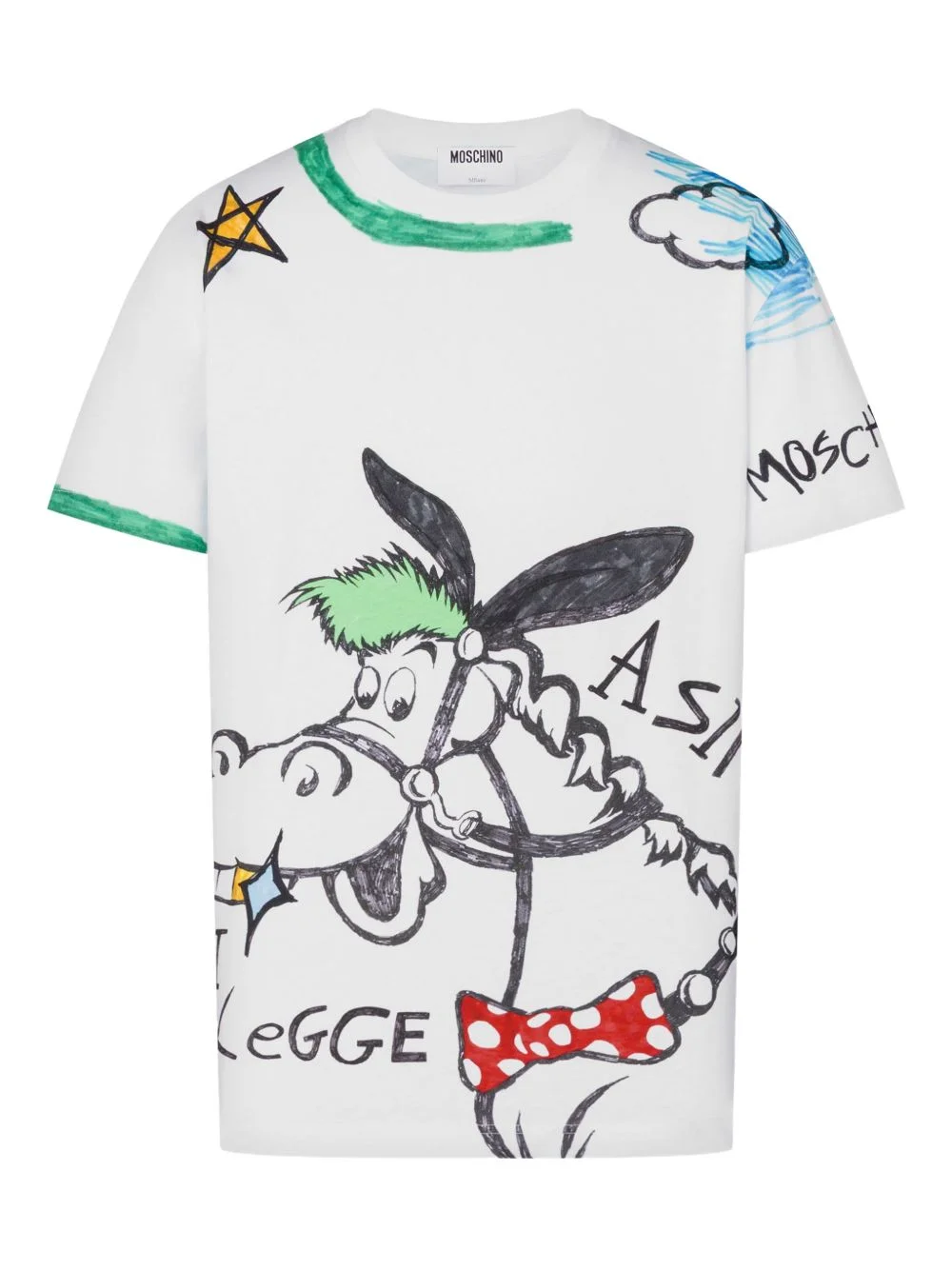 PRINTED CREW NECK T-SHIRT - 1