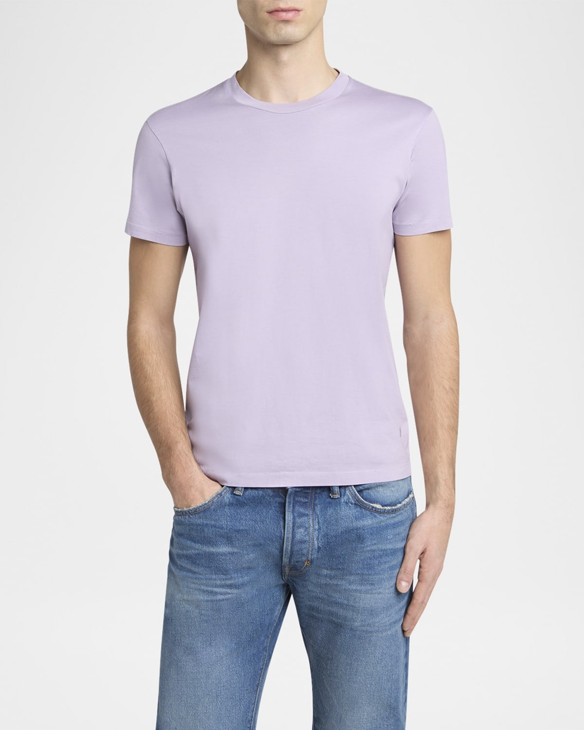 Men's Jersey Cotton Crewneck T-Shirt - 4