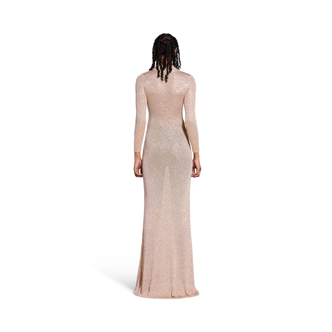 【 BALENCIAGA 】 Maxi ドレス Maxi Dress in Brown BALENCIAGA Women's Maxi Dress in Brown | REVERSIBLE