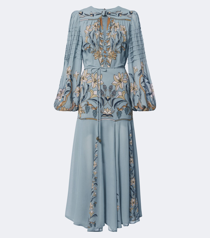 Stained Glass Beauty pleated midi dress 1