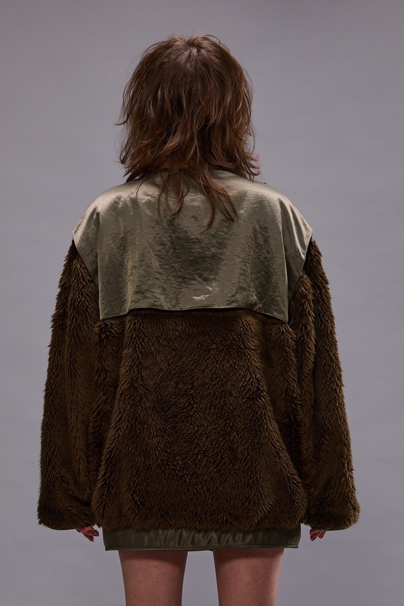 COCOON LINER JACKET - OLIVE/KHAKI - R13 - 4