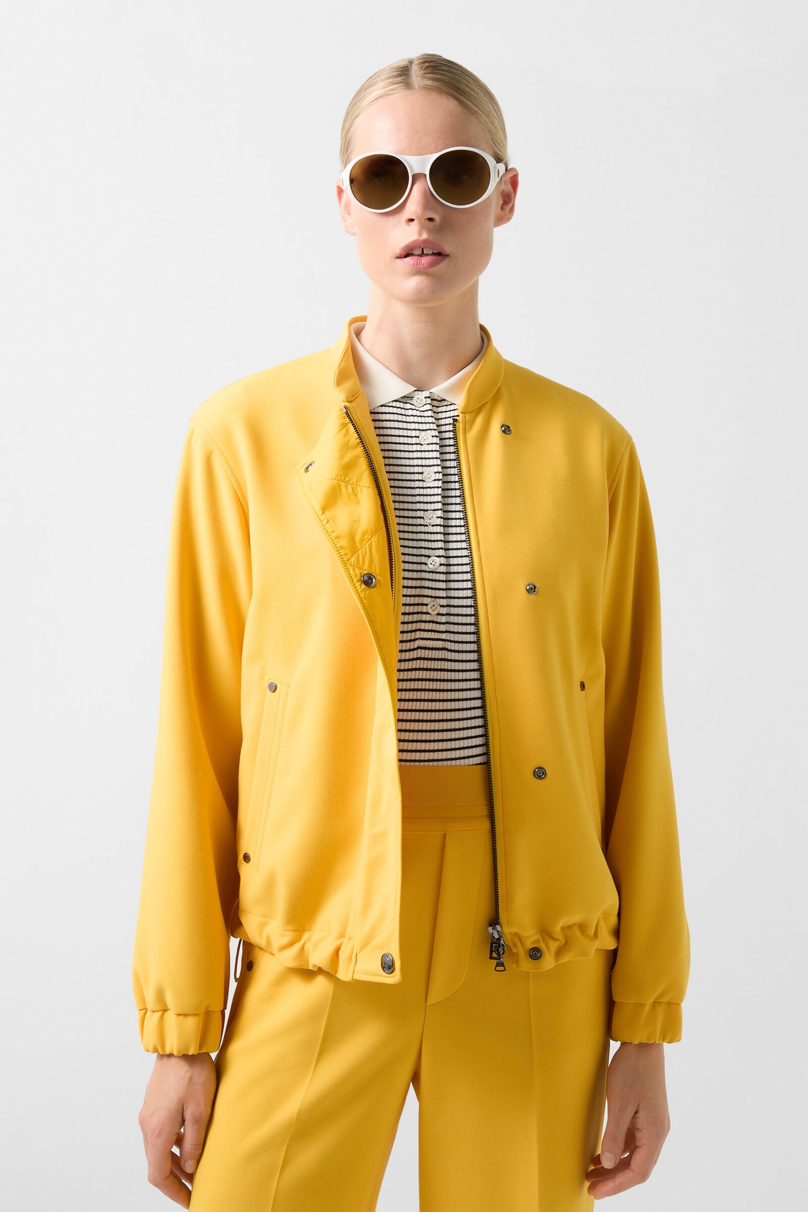 Carmen blouson in Mustard yellow - 2