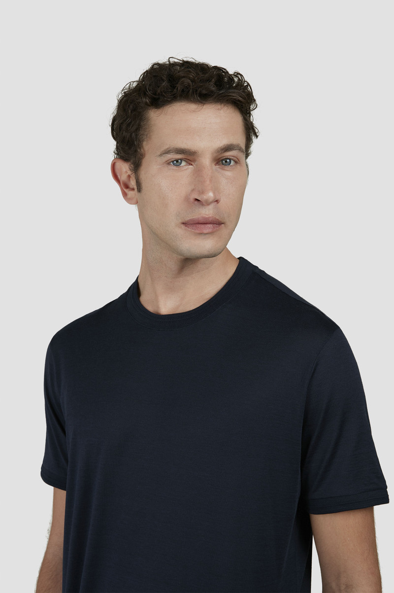 COTTON 및 실크 T-SHIRT 4
