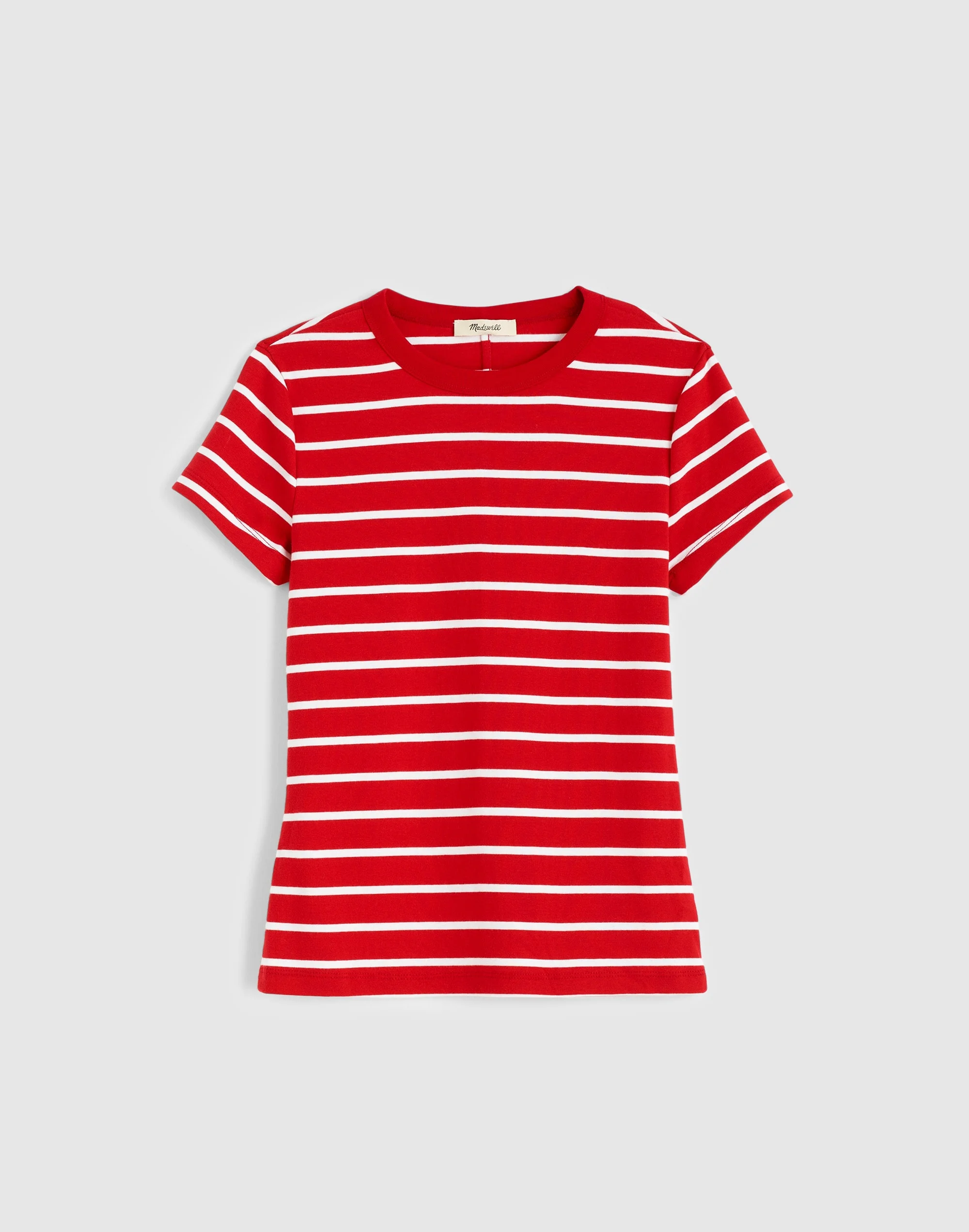 The '90s Crewneck Tee in Compact Cotton - 1