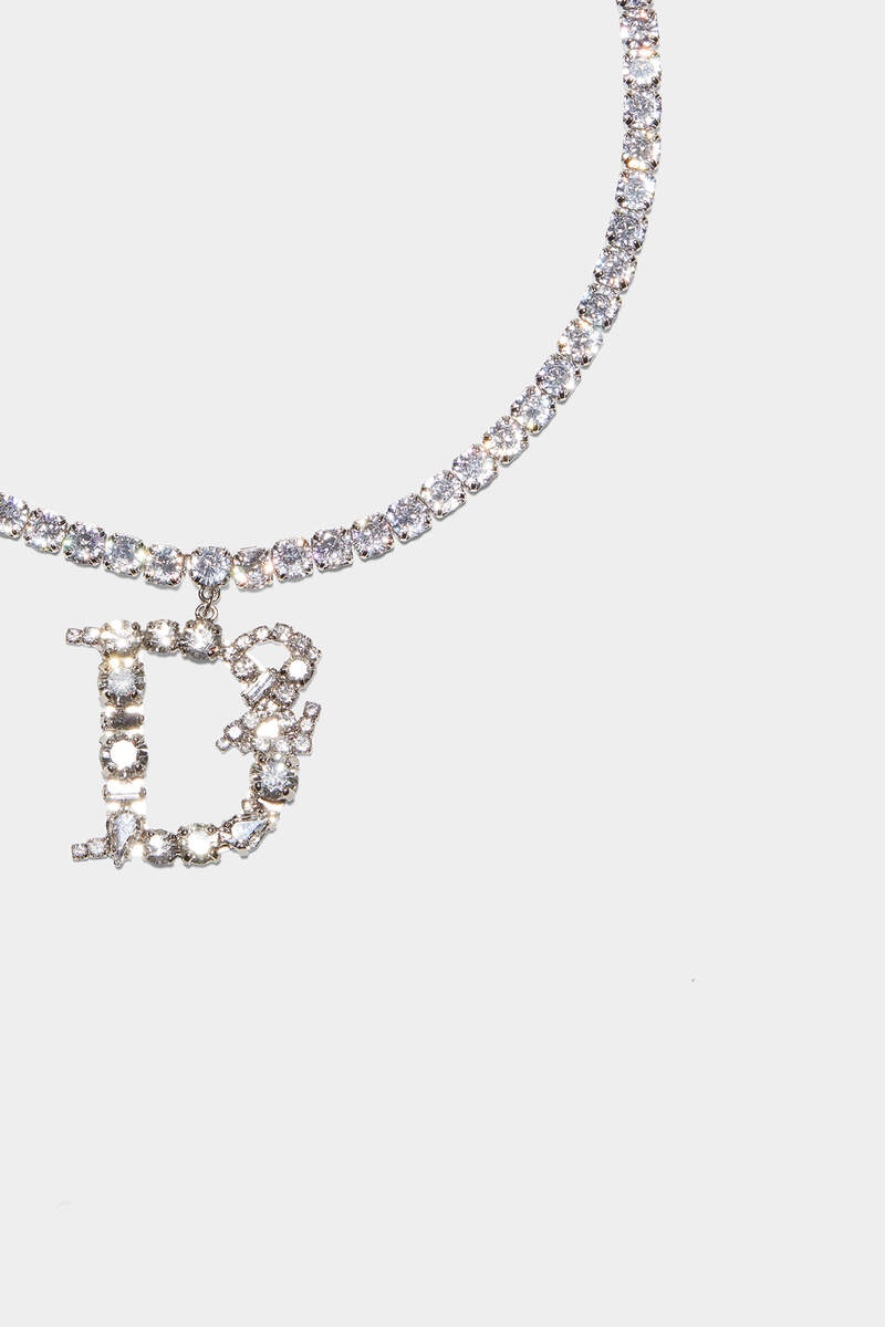 D2 CRYSTAL STATEMENT NECKLACE - 2