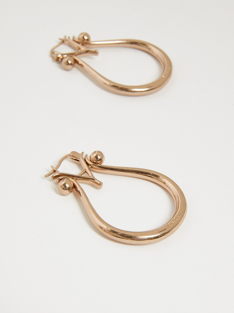 Max Mara EARMBAROQUE Metal drop earrings outlook