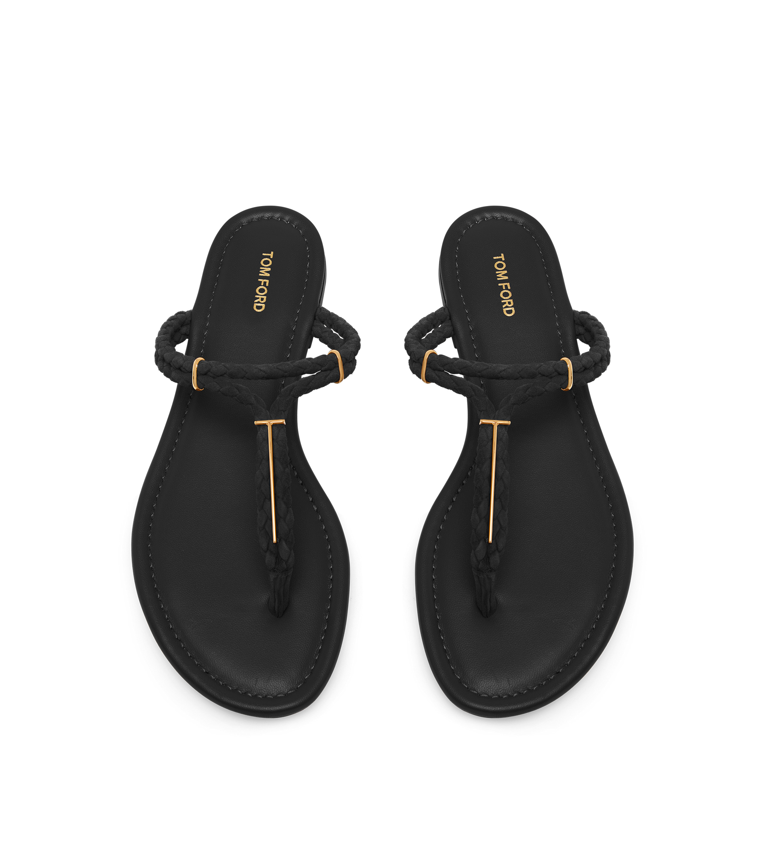 WOVEN SUEDE LILY THONG SANDAL - 4