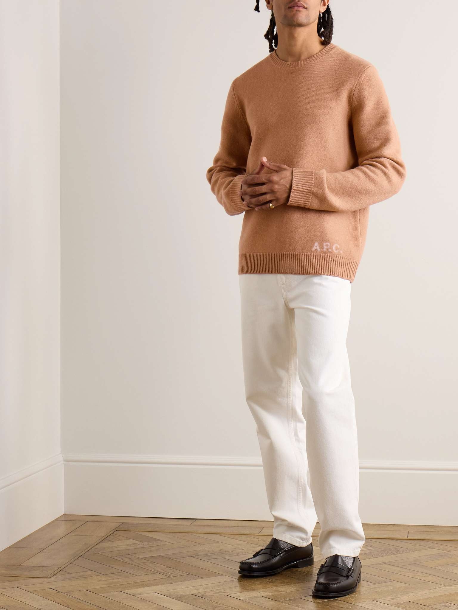 Edward Logo-Print Virgin Wool Sweater - 2
