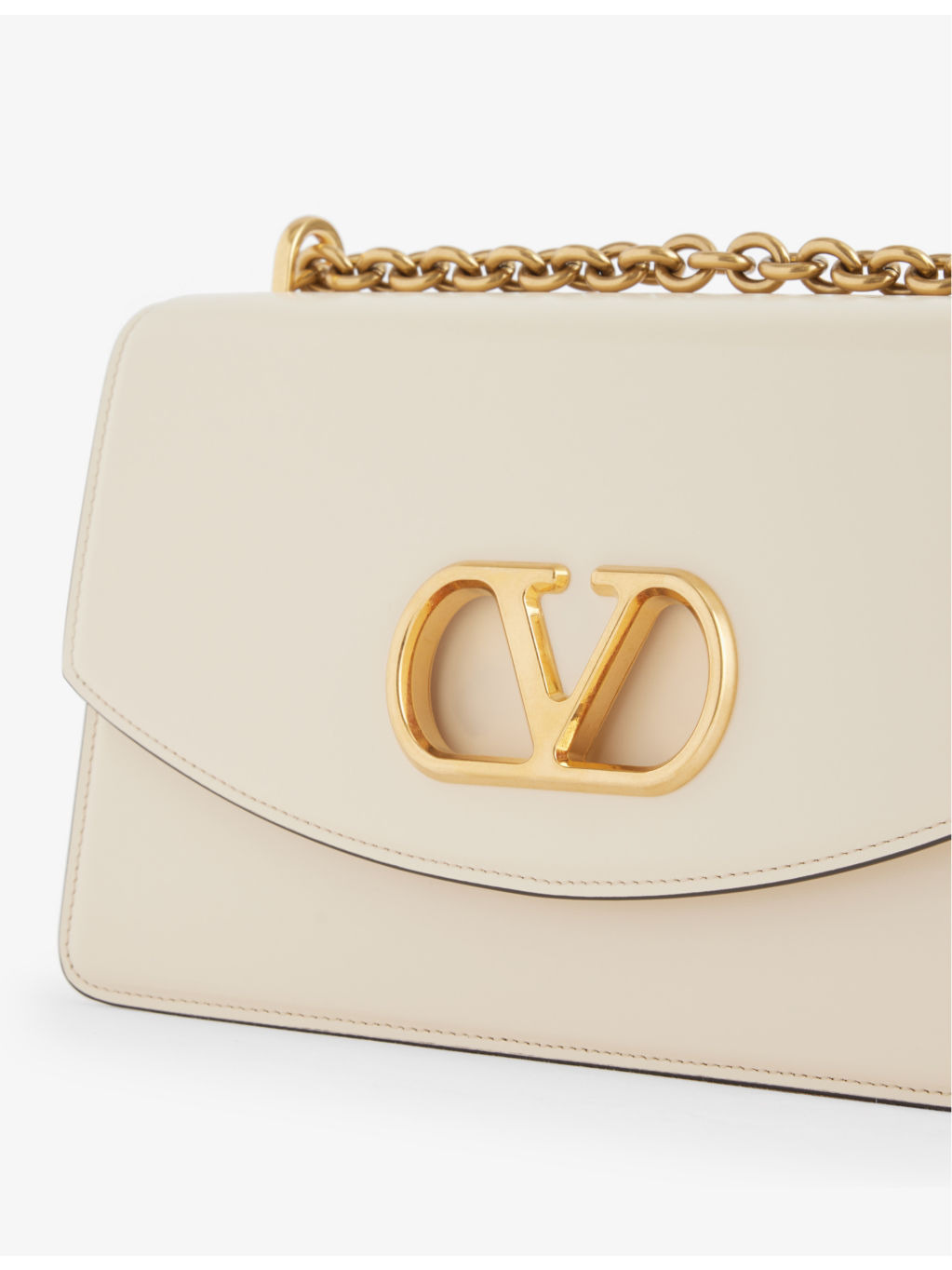 Vain chain-strap leather shoulder bag - 4
