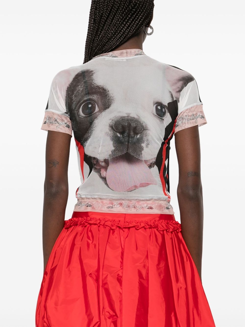 mesh T-shirt - 4