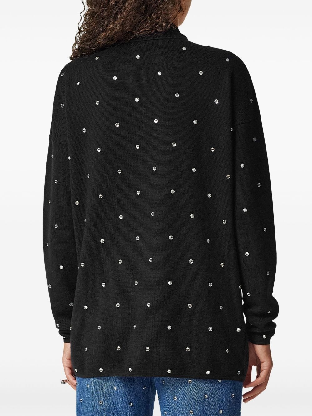 stud-embellished polo shirt - 4