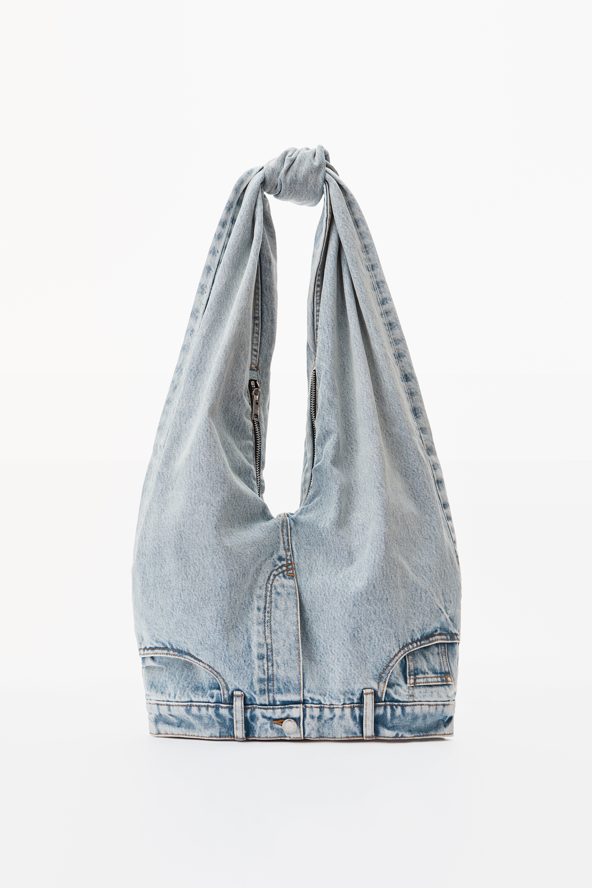 5-POCKET HOBO IN DENIM - 1