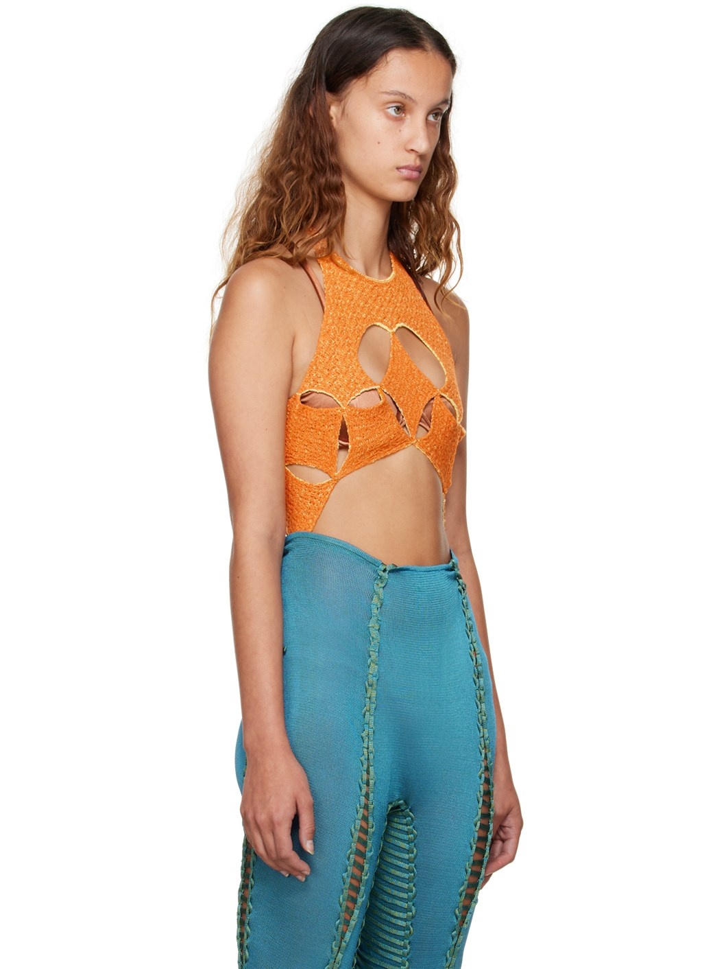 SSENSE Exclusive Orange & Yellow Bodysuit - 2