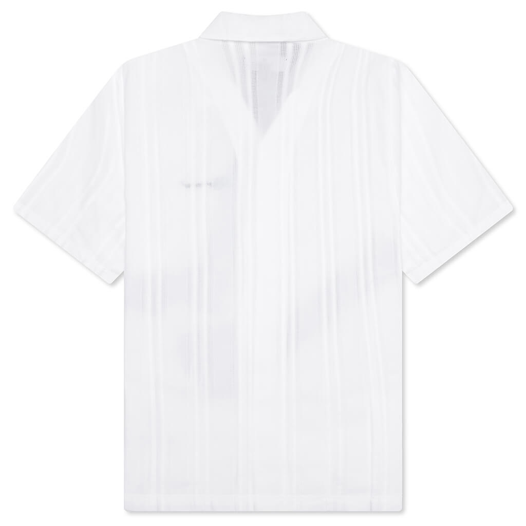 EMBROIDERED BOWLING SHIRT - ANTIQUE WHITE - 2