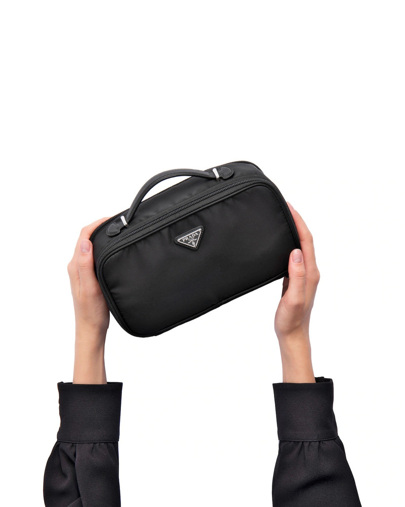 Large nylon cosmetic pouch 3