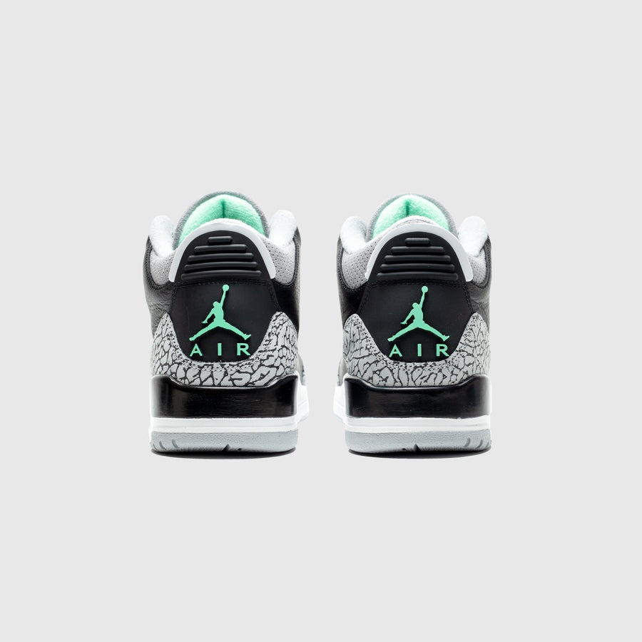 AIR JORDAN 3 RETRO "BLACK/GREEN GLOW" - 4