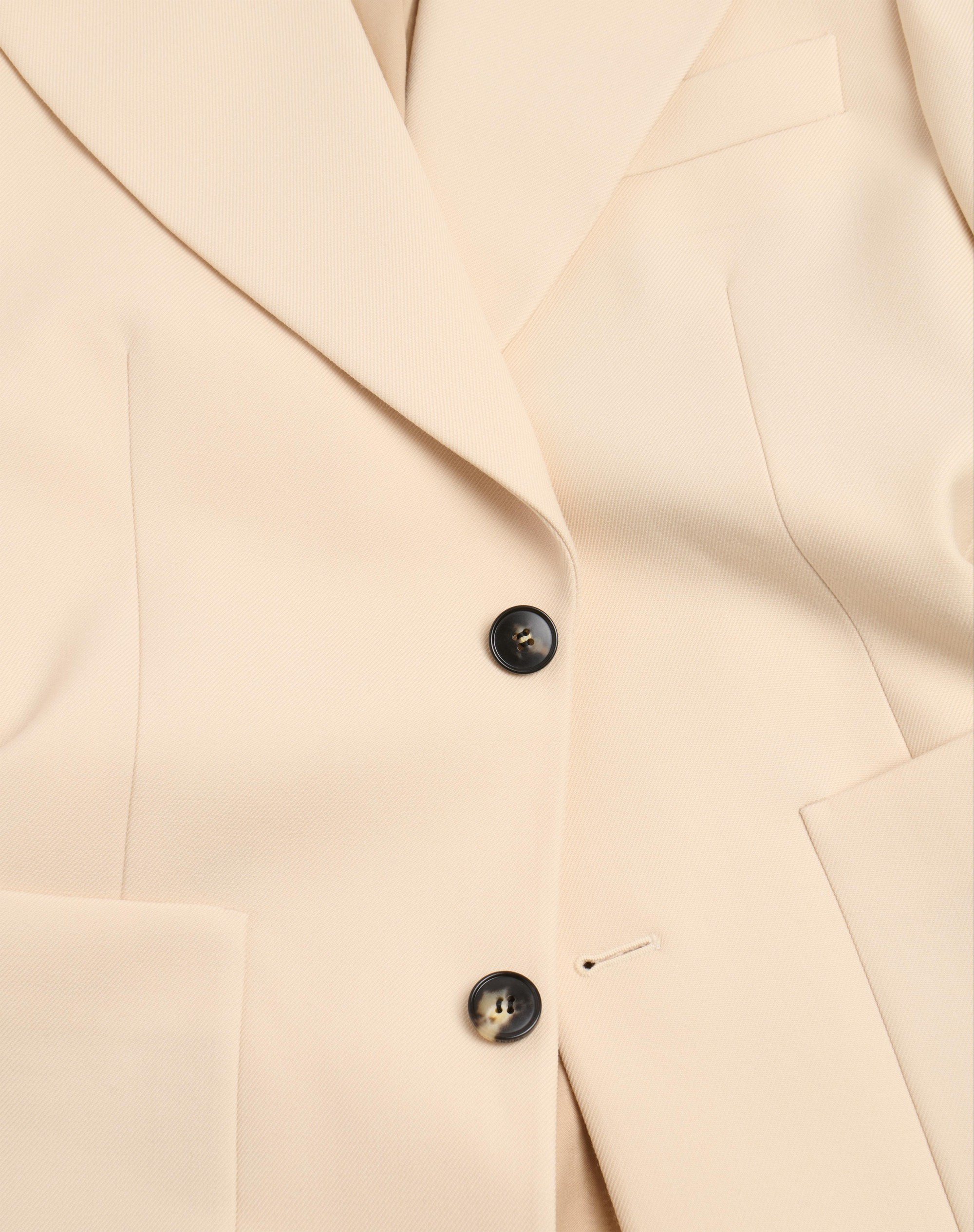 SINGLE-BREASTED WOOL GABARDINE JACKET - 2